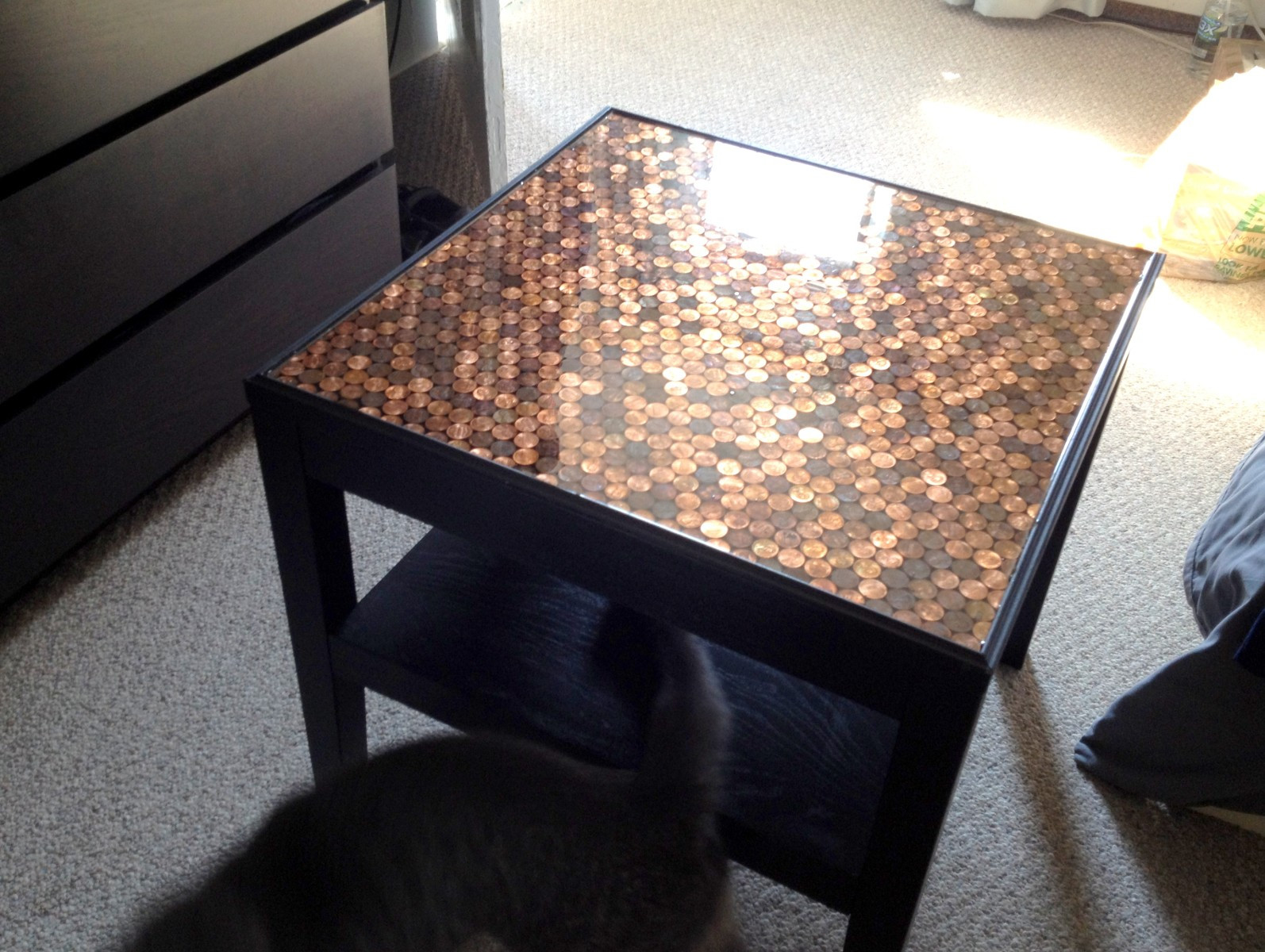 Best ideas about Penny Table DIY
. Save or Pin Heart Maine Home How to make a penny top table DIY Now.