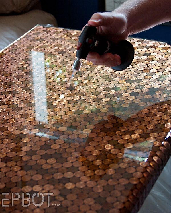 Best ideas about Penny Table DIY
. Save or Pin Copper Creativity DIY Penny Desk that Steals the Show Now.