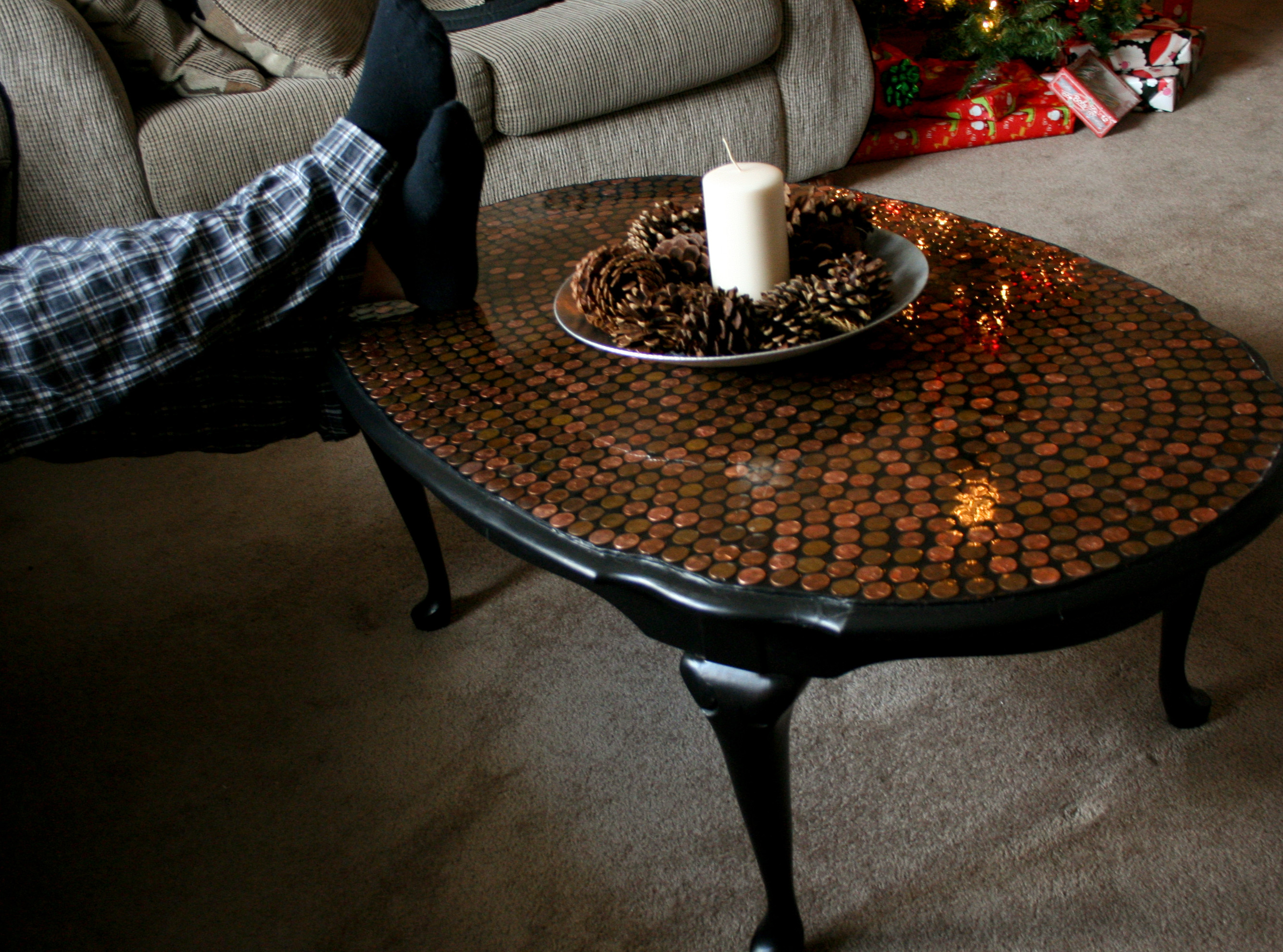 Best ideas about Penny Table DIY
. Save or Pin DIY Penny Tiled Table Now.