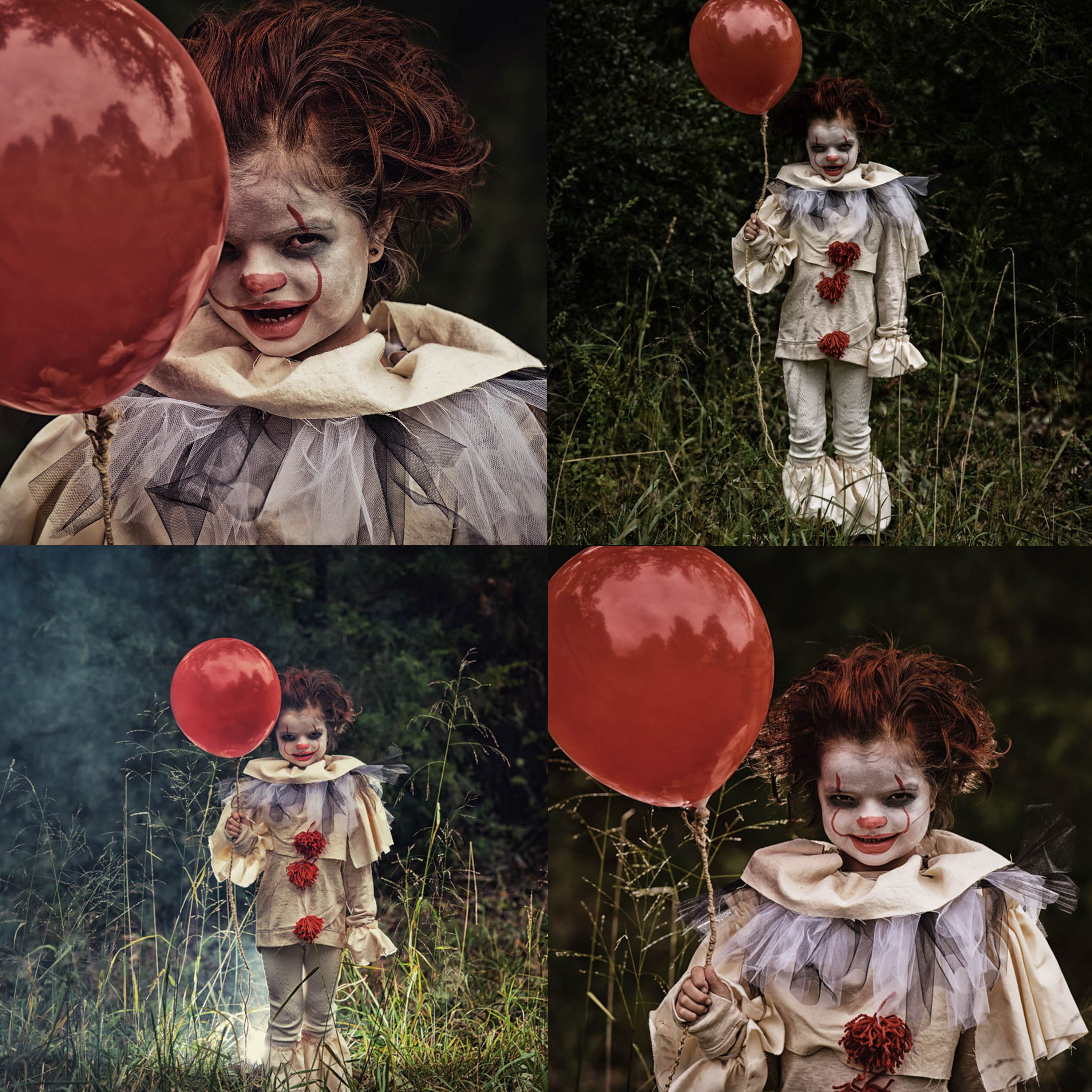 Best ideas about Pennywise Costume DIY
. Save or Pin Leggings and long top with added ruffled collar shoulder Now.