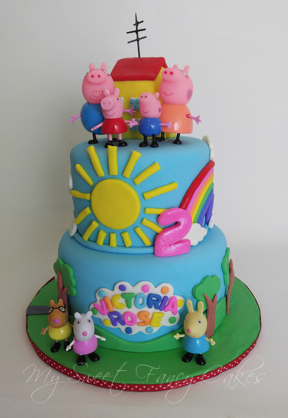 Best ideas about Peppa Pig Birthday Cake
. Save or Pin My Sweet Fancy Cakes Peppa Pig Cake Now.