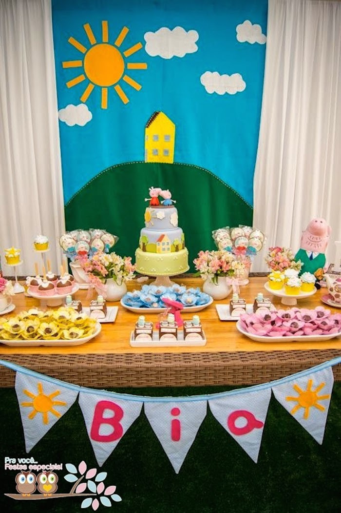 Best ideas about Peppa Pig Birthday Ideas
. Save or Pin Kara s Party Ideas Peppa Pig Themed Birthday Party Now.