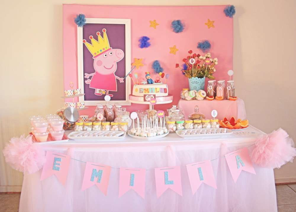Best ideas about Peppa Pig Birthday Ideas
. Save or Pin PEPPA PIG EMILIA Birthday Party Ideas Now.