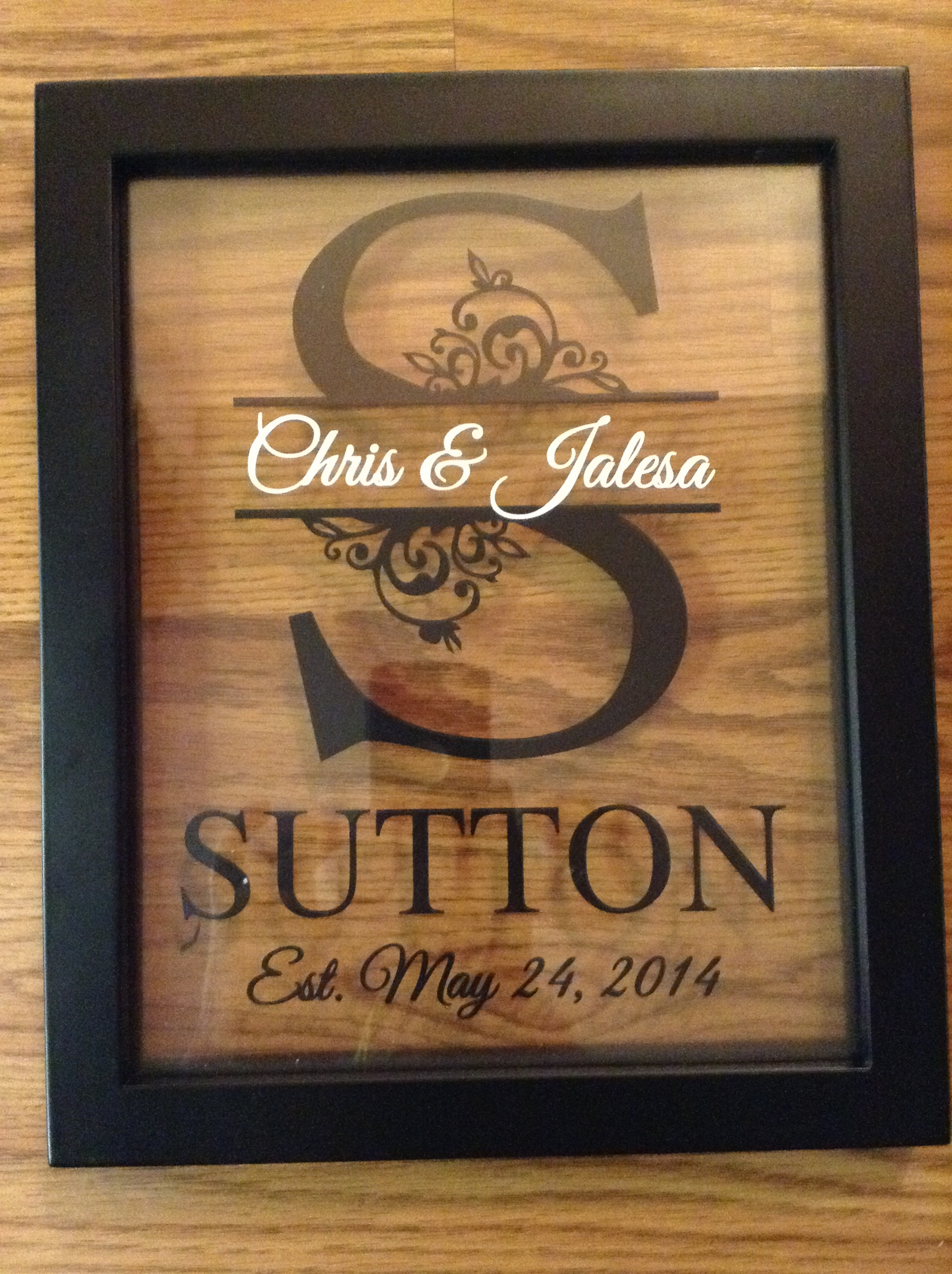 Best ideas about Personal Wedding Gift Ideas
. Save or Pin Personalized Last Name Floating Frame 8X10 on Storenvy Now.