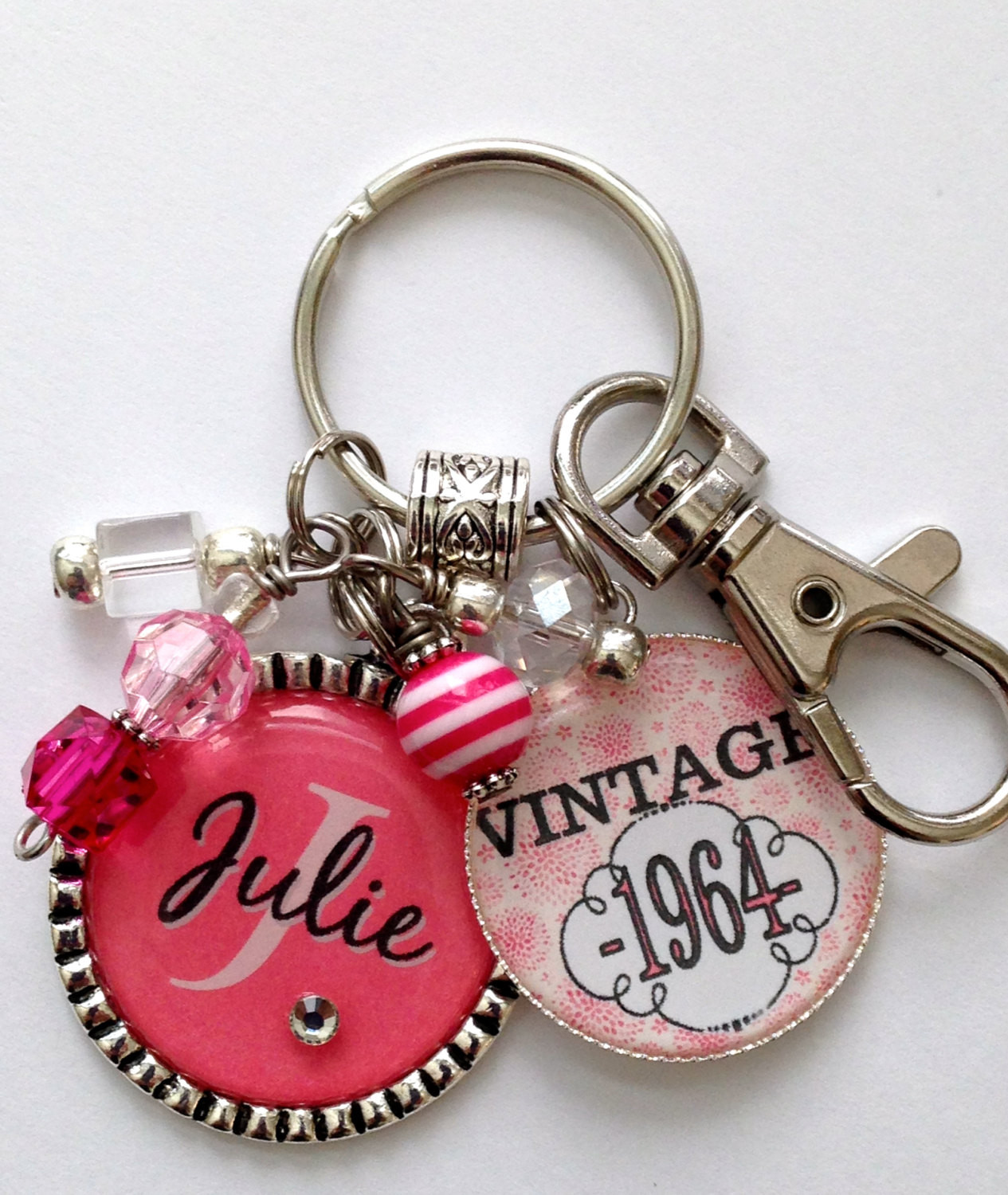Best ideas about Personalised 50th Birthday Gifts
. Save or Pin 50th birthday t keychain vintage personalized name mother Now.