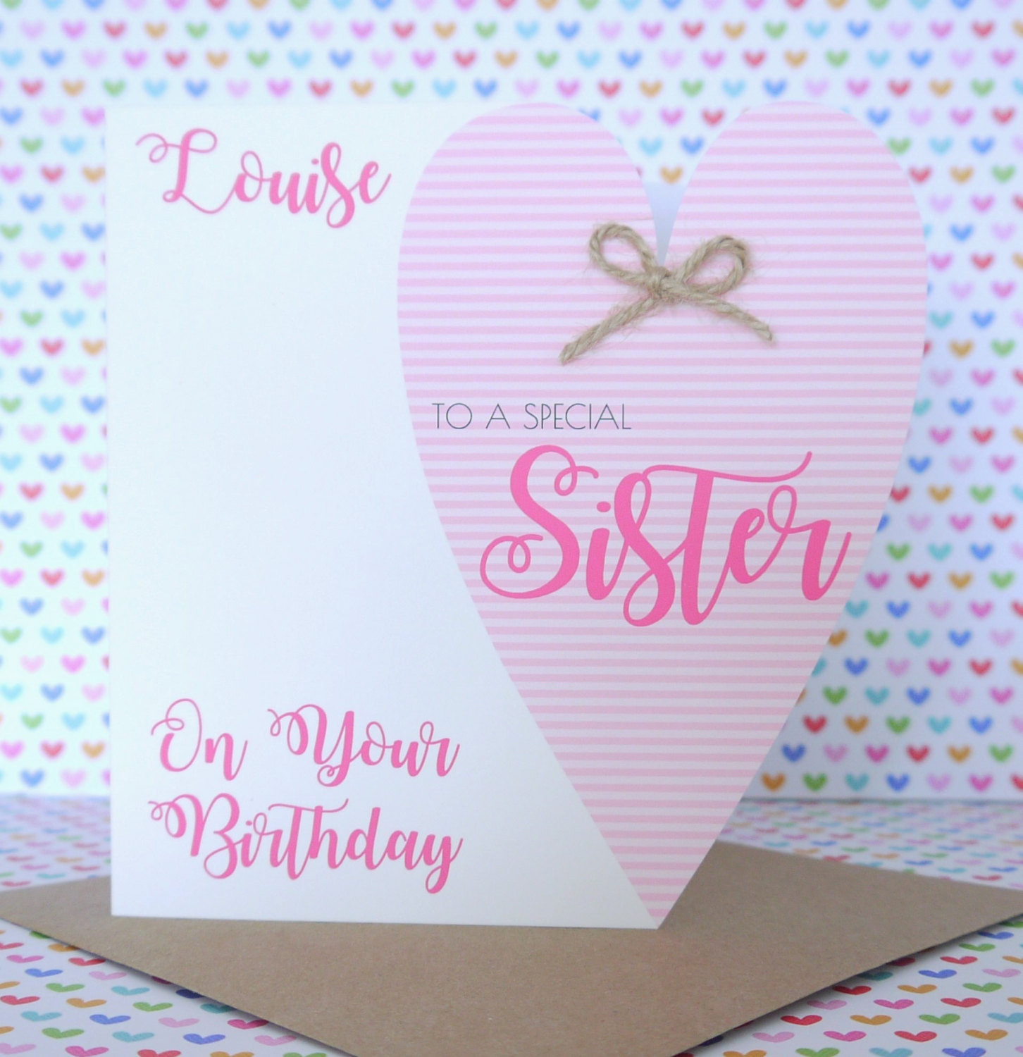 Best ideas about Personalised Birthday Card
. Save or Pin Personalised Handmade Birthday Card Friend Sister Mum Now.
