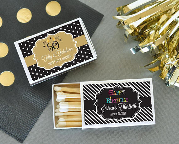 Best ideas about Personalized 50th Birthday Gifts
. Save or Pin 100 Personalized Match Box 50th Birthday Favor Now.
