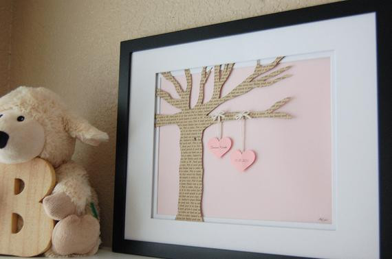 Best ideas about Personalized Baby Shower Gift Ideas
. Save or Pin Baby Gift Personalized Nursery Tree New Baby Lullaby Now.