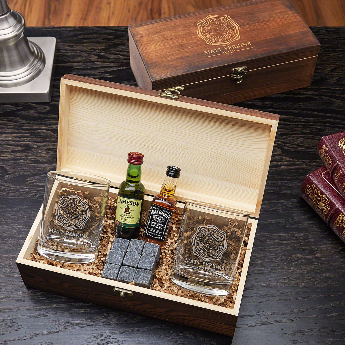 Best ideas about Personalized Gift Ideas For Him
. Save or Pin Fueled by Fire Custom Whiskey Gift Set – Firefighter Gift Now.