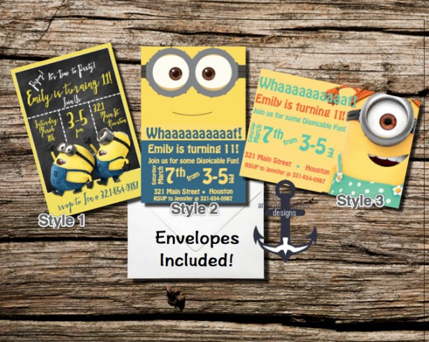 Best ideas about Personalized Minion Birthday Invitations
. Save or Pin Minion Birthday Party Invites Chalkboard Now.
