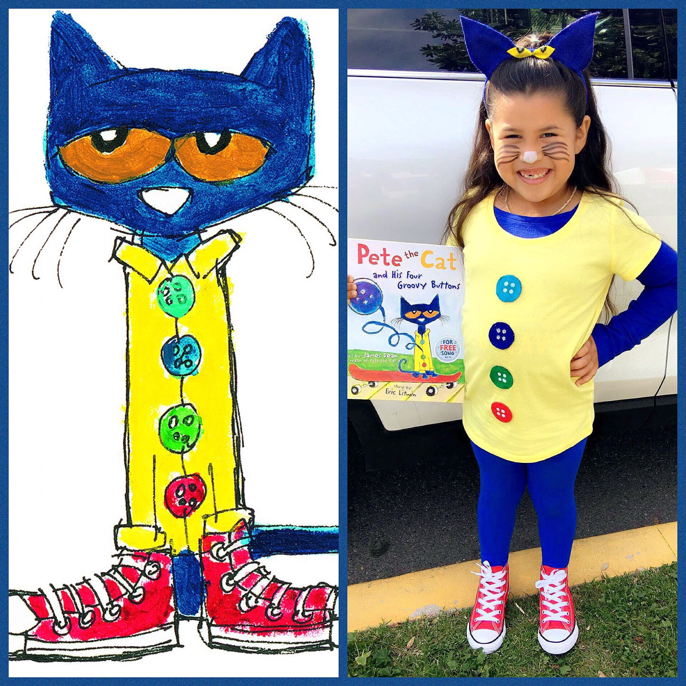 Best ideas about Pete The Cat DIY Costume
. Save or Pin Pete the Cat and his Four Groovy Buttons Now.