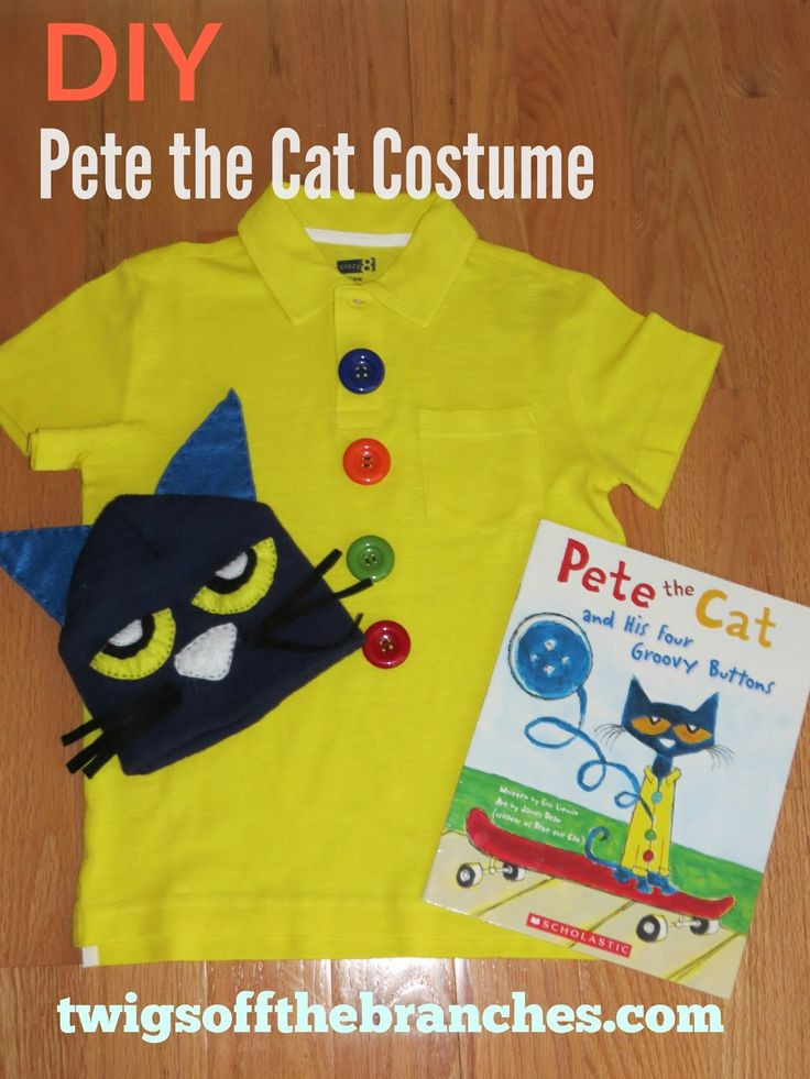 Best ideas about Pete The Cat DIY Costume
. Save or Pin Twigs f the Branches Easy DIY Pete the Cat Costume for Now.