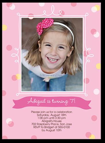 Best ideas about Photo Birthday Invitations
. Save or Pin Confetti Splash Girl First Birthday Invitation Now.