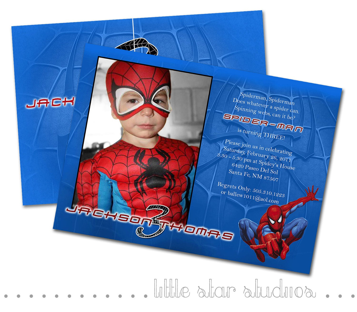 Best ideas about Photo Birthday Invitations
. Save or Pin Spiderman Custom Birthday Invitation by Hullaballew Now.