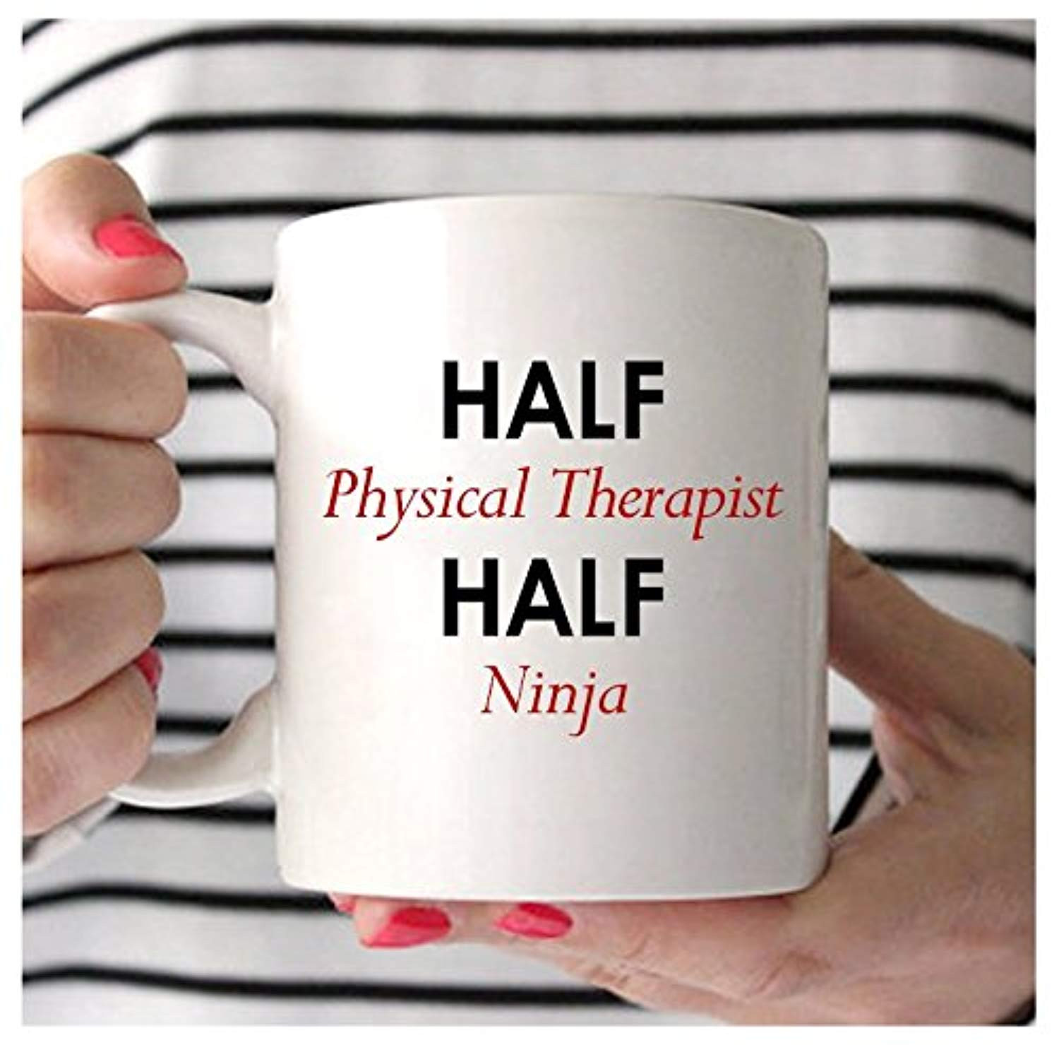 Best ideas about Physical Therapist Gift Ideas
. Save or Pin Physical Therapist Mug Half Physical Therapist Half Ninja Now.