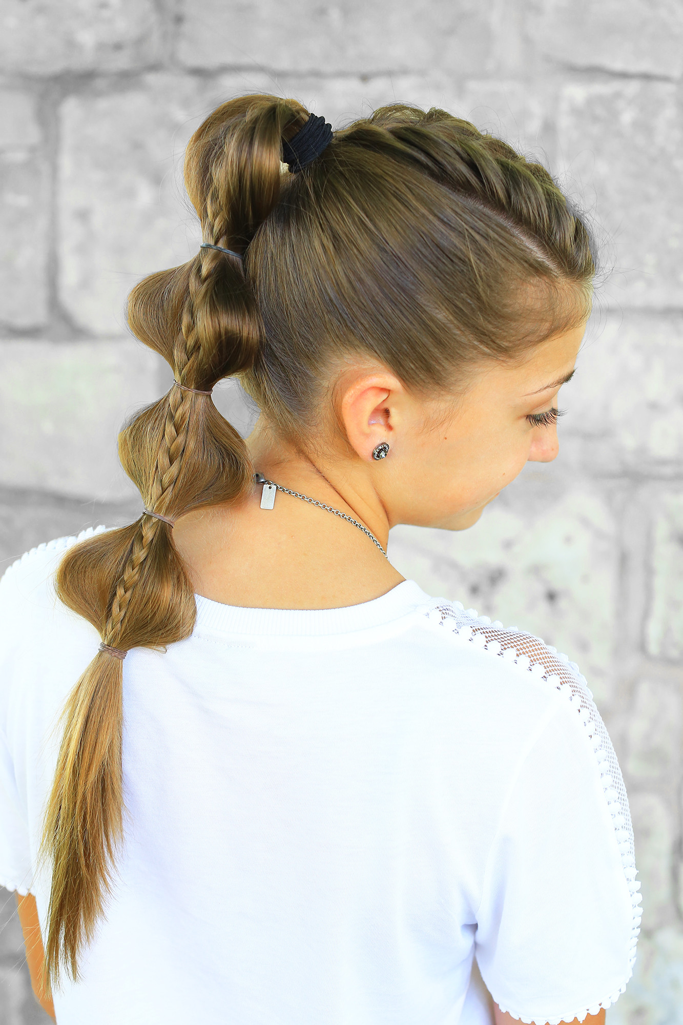 Best ideas about Pics Of Cute Hairstyles
. Save or Pin Stacked Bubble Braid Now.
