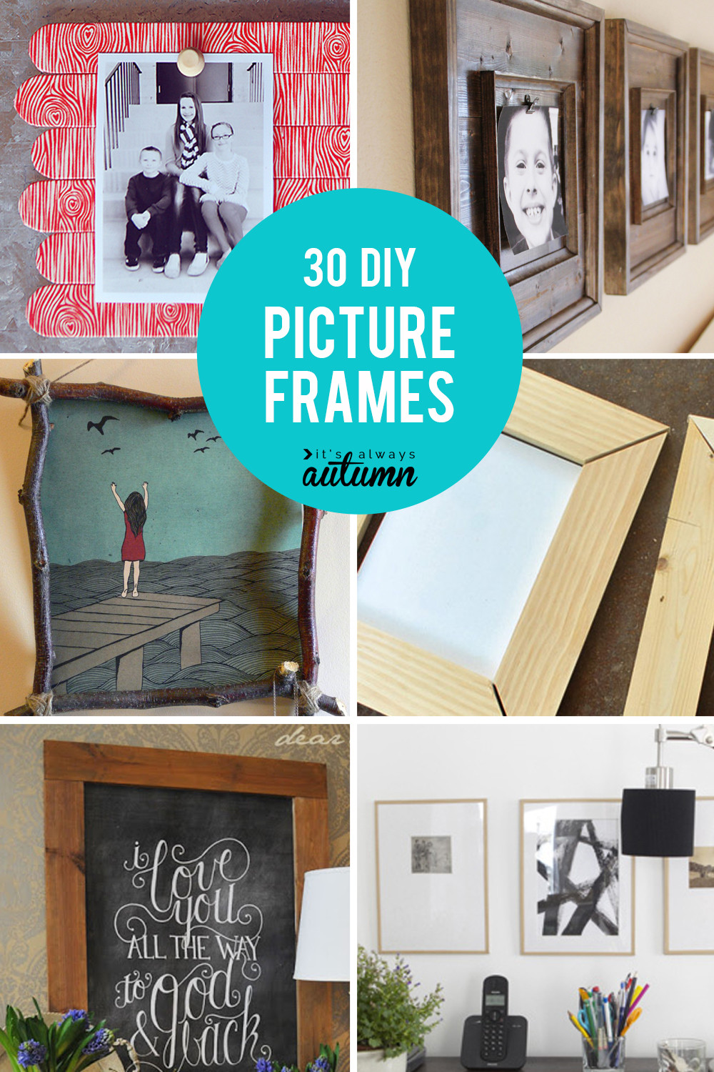 Best ideas about Picture Frame DIY
. Save or Pin 20 best DIY picture frame tutorials It s Always Autumn Now.