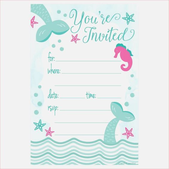 Best ideas about Pictures Birthday Invitations
. Save or Pin free printable mermaid birthday party invitations best 25 Now.