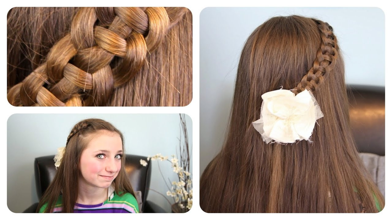 Best ideas about Pictures Of Girls Haircuts
. Save or Pin 4 Strand "Slide Up" Braid Now.