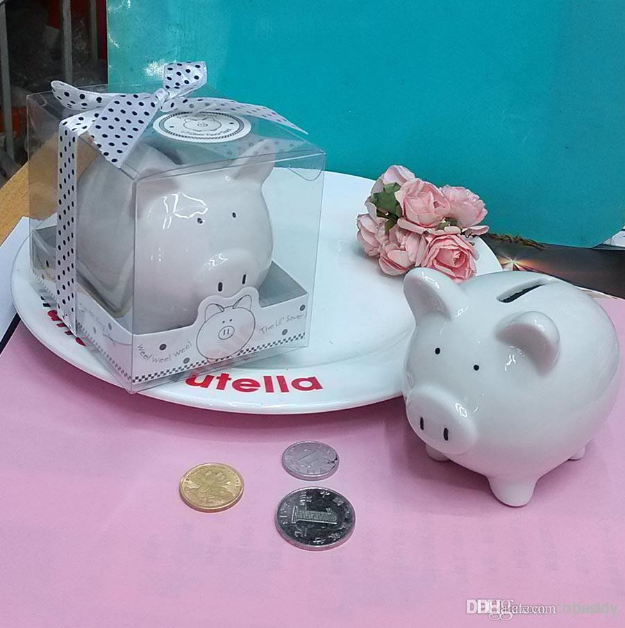 Best ideas about Piggy Gift Ideas
. Save or Pin Ceramic Mini Piggy Bank In Gift Box With Polka Dot Bow Now.