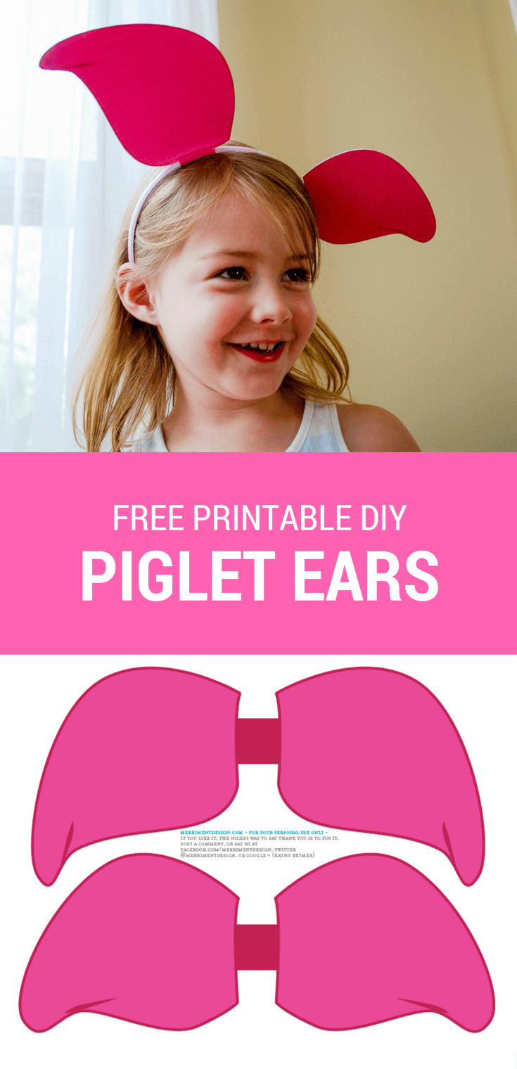 Best ideas about Piglet Costume DIY
. Save or Pin DIY Winnie The Pooh Ears Piglet Ears Tigger Ears Now.