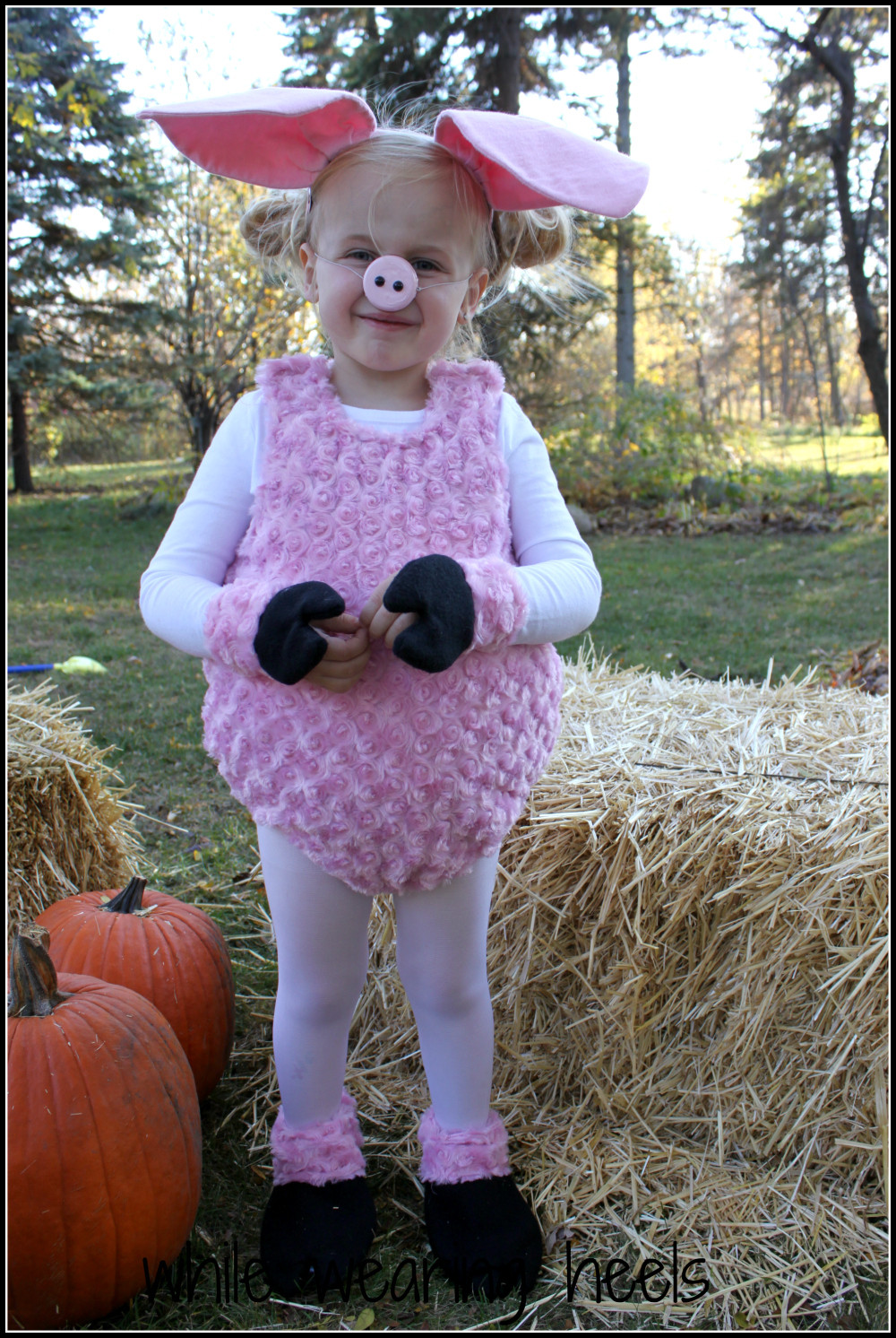 Best ideas about Piglet Costume DIY
. Save or Pin While Wearing Heels This Little Piggy Went Trick or Treating Now.