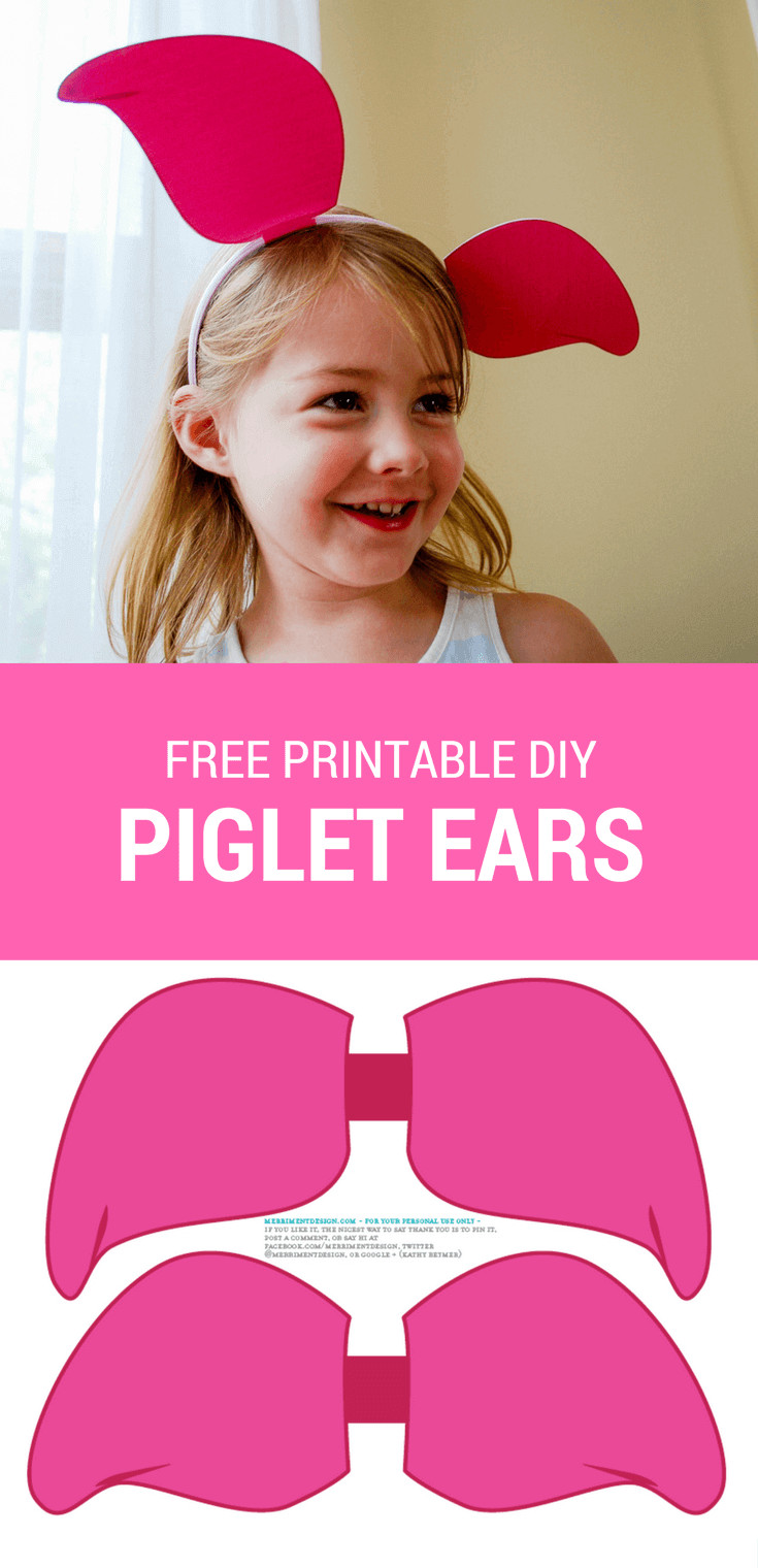 Best ideas about Piglet DIY Costume
. Save or Pin DIY Winnie The Pooh Ears Piglet Ears Tigger Ears Now.