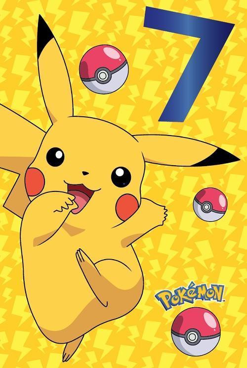Best ideas about Pikachu Birthday Card
. Save or Pin POKEMON AGE 7 TODAY 7TH BIRTHDAY CARD PIKACHU GO NEW GIFT Now.
