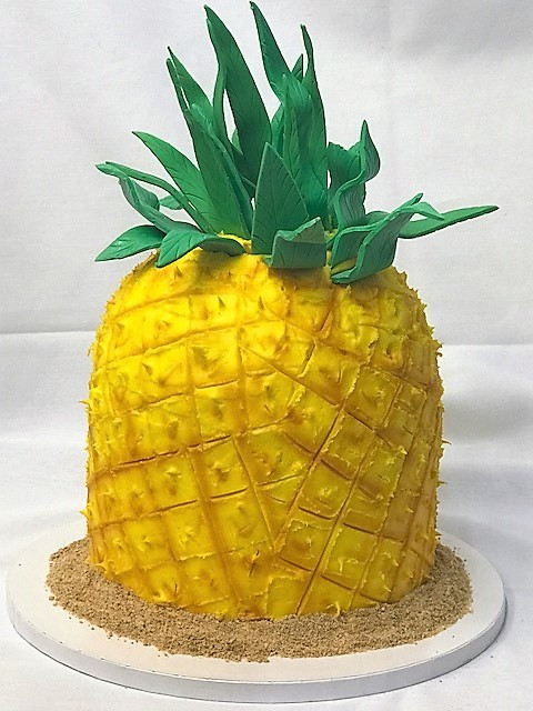 Best ideas about Pineapple Birthday Cake
. Save or Pin Pineapple Sculpted celebration cake from Cinotti s Bakery Now.