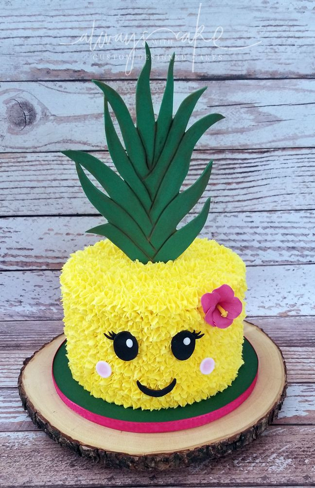 Best ideas about Pineapple Birthday Cake
. Save or Pin Hawaiian Pineapple themed cake Now.