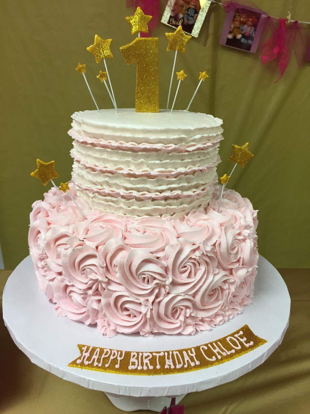 Best ideas about Pink And Gold Birthday Cake
. Save or Pin Twinkle twinkle little star first birthday pink and gold Now.