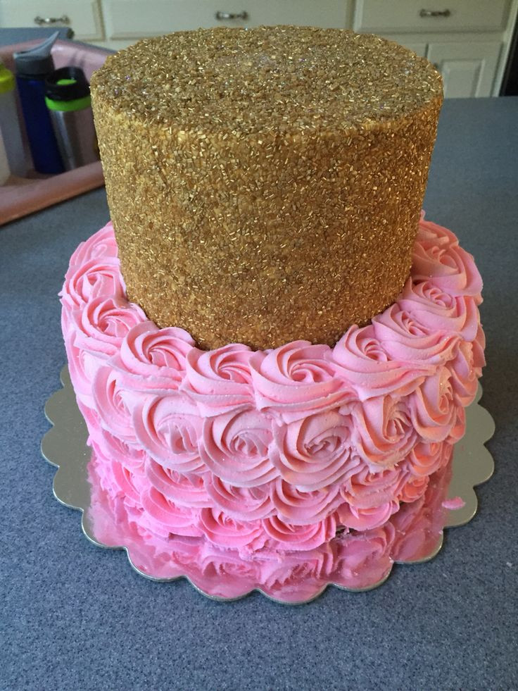 Best ideas about Pink And Gold Birthday Cake
. Save or Pin 1000 ideas about Pink Gold Cake on Pinterest Now.