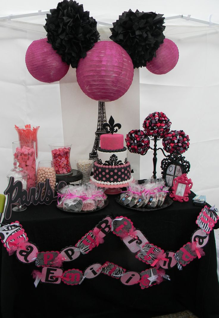 Best ideas about Pink Birthday Decorations
. Save or Pin 432 best Black Pink & White party images on Pinterest Now.