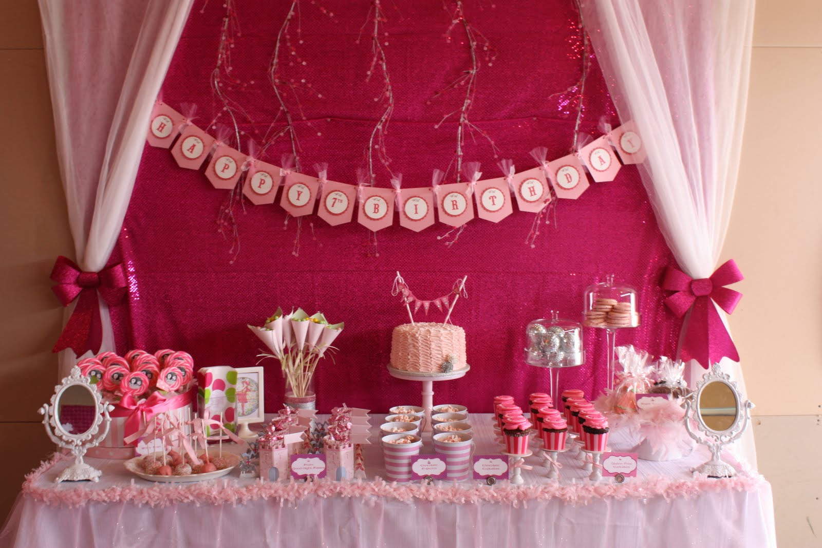 Best ideas about Pink Birthday Decorations
. Save or Pin Girls Themes Now.