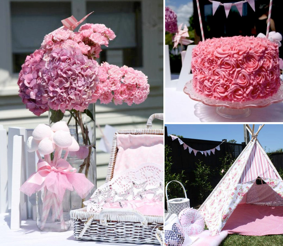 Best ideas about Pink Birthday Decorations
. Save or Pin Kara s Party Ideas Fairy Girl Pink 1st Birthday Party Now.