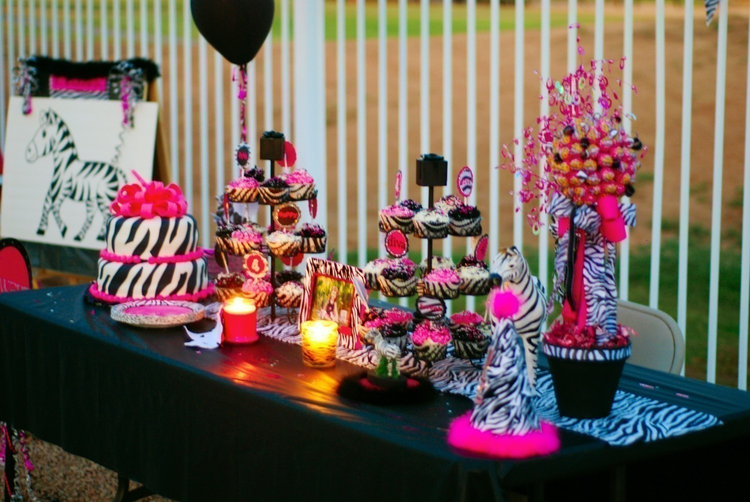 Best ideas about Pink Birthday Decorations
. Save or Pin Pink And Black Party Decorations 3 Background Wallpaper Now.