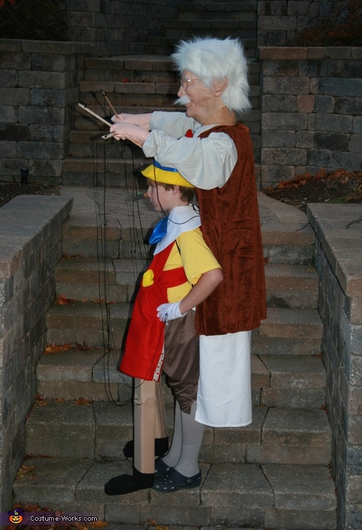 Best ideas about Pinocchio Costume DIY
. Save or Pin Pinocchio and Gepetto Illusion Halloween Costume 3 4 Now.
