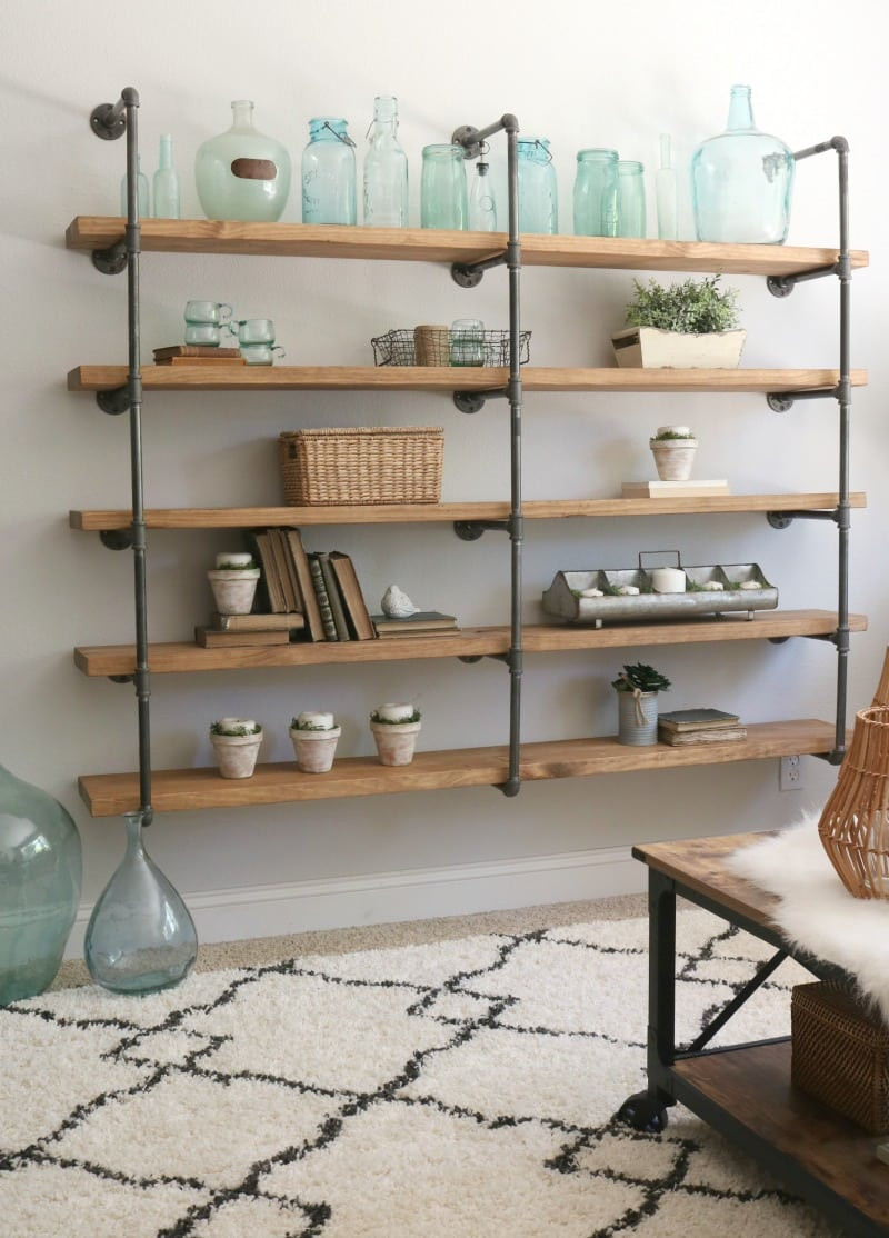 Best ideas about Pipe Shelves DIY
. Save or Pin DIY industrial pipe shelves Now.