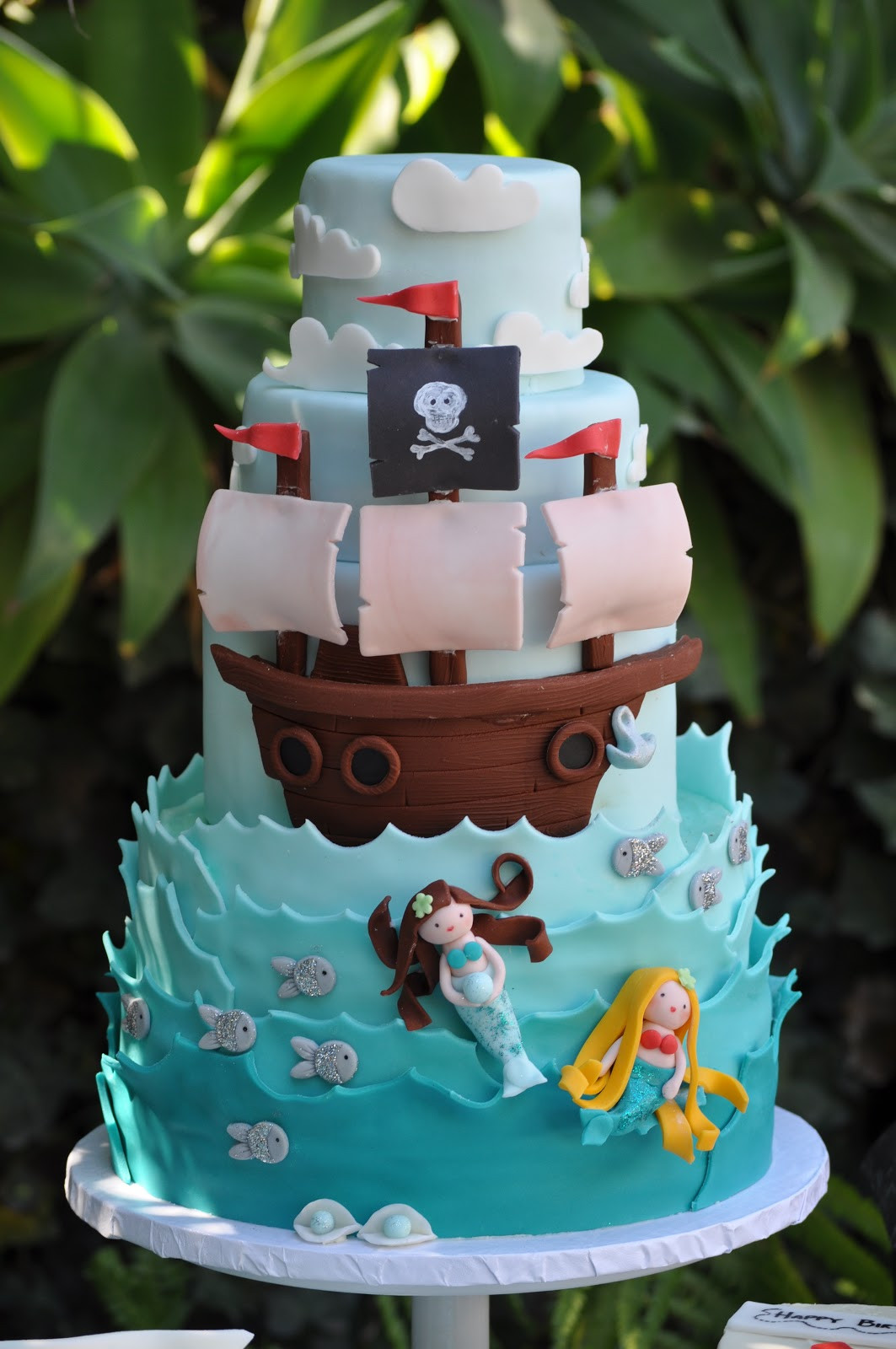Best ideas about Pirate Birthday Cake
. Save or Pin A Pirate and Mermaid Party Now.