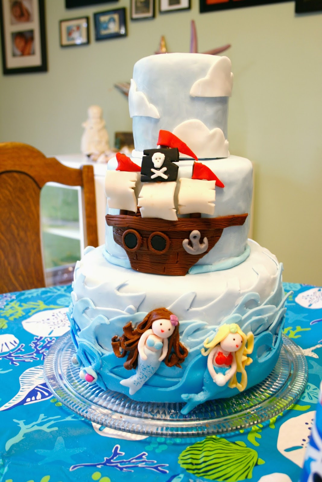 Best ideas about Pirate Birthday Cake
. Save or Pin The Dieter Family Mermaids and Pirates Maya turns 5 Now.