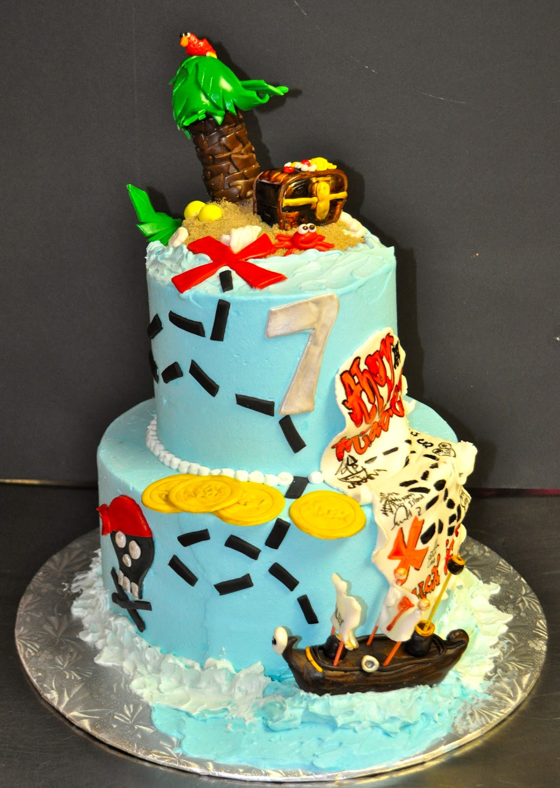 Best ideas about Pirate Birthday Cake
. Save or Pin Leah s Sweet Treats Pirate Cake Now.