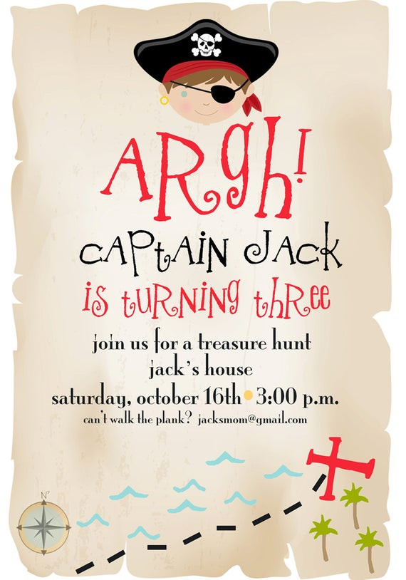 Best ideas about Pirate Birthday Invitations
. Save or Pin Items similar to Pirate Birthday Invitation Treasure Now.