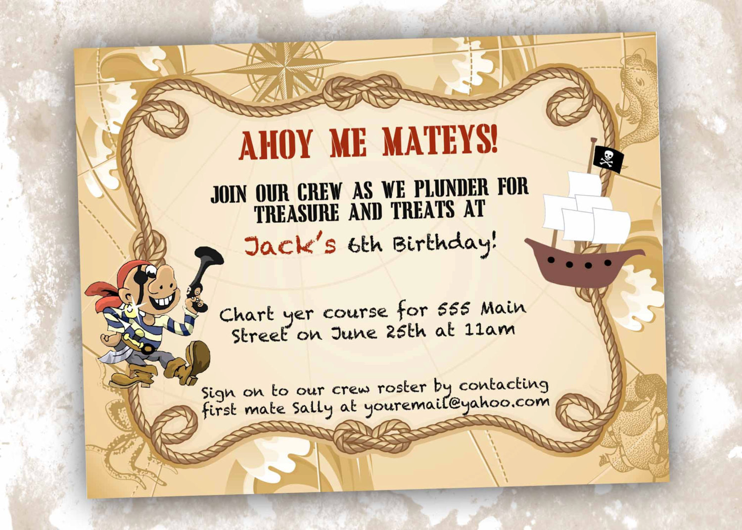 Best ideas about Pirate Birthday Invitations
. Save or Pin Pirate Party Invitations Birthday Printed by Now.