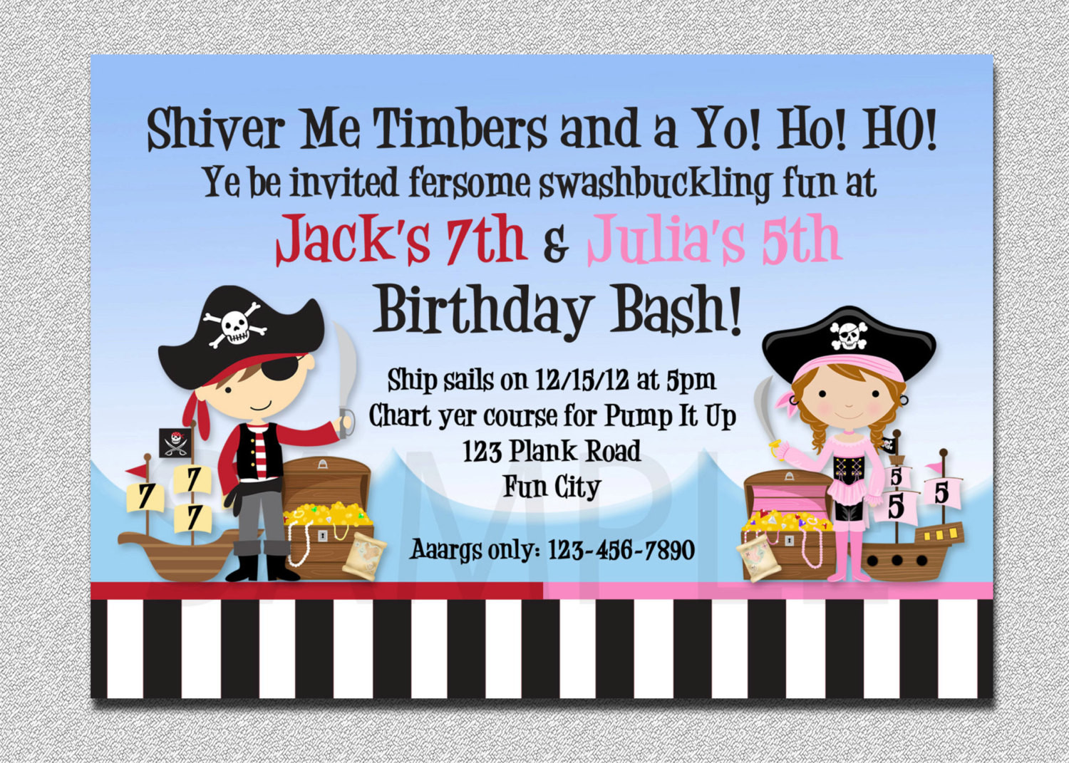 Best ideas about Pirate Birthday Invitations
. Save or Pin Pirate Birthday Invitation Twins Pirate Birthday Party Now.
