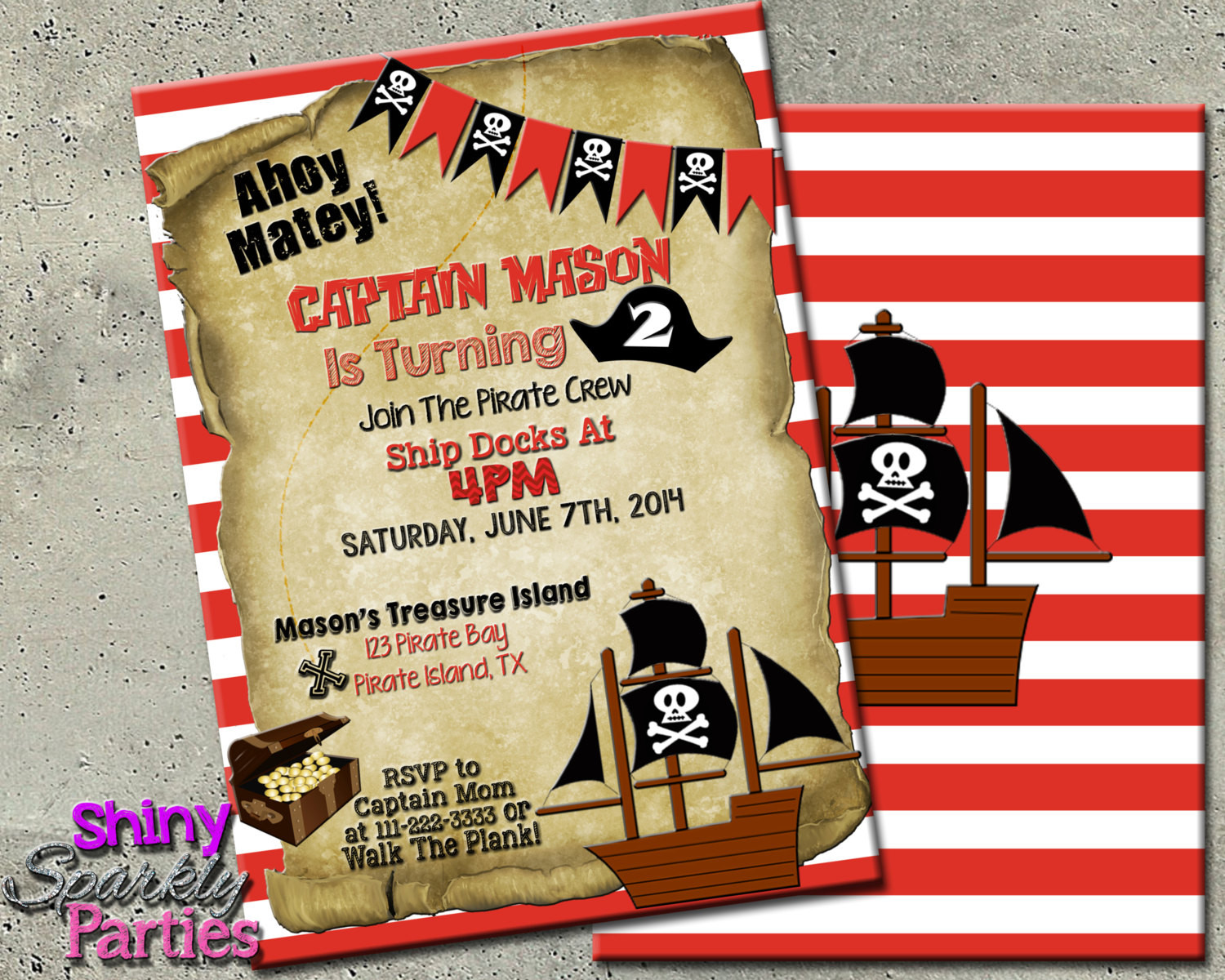 Best ideas about Pirate Birthday Invitations
. Save or Pin PIRATE PARTY INVITATION Pirate Birthday Invitation Pirate Now.