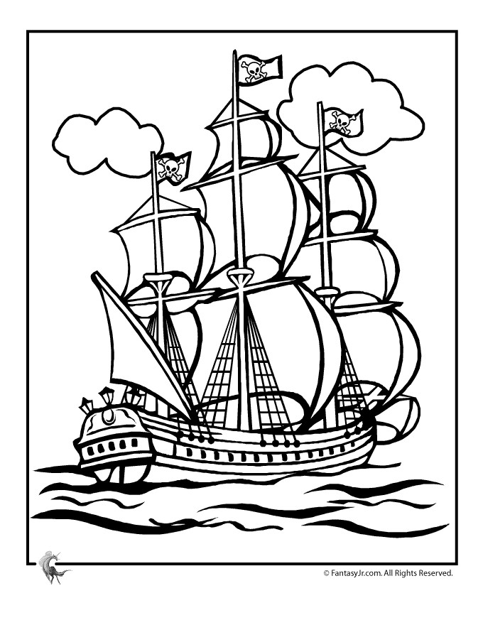 Best ideas about Pirate Coloring Pages For Teens
. Save or Pin Pirate Ship Coloring Page Now.