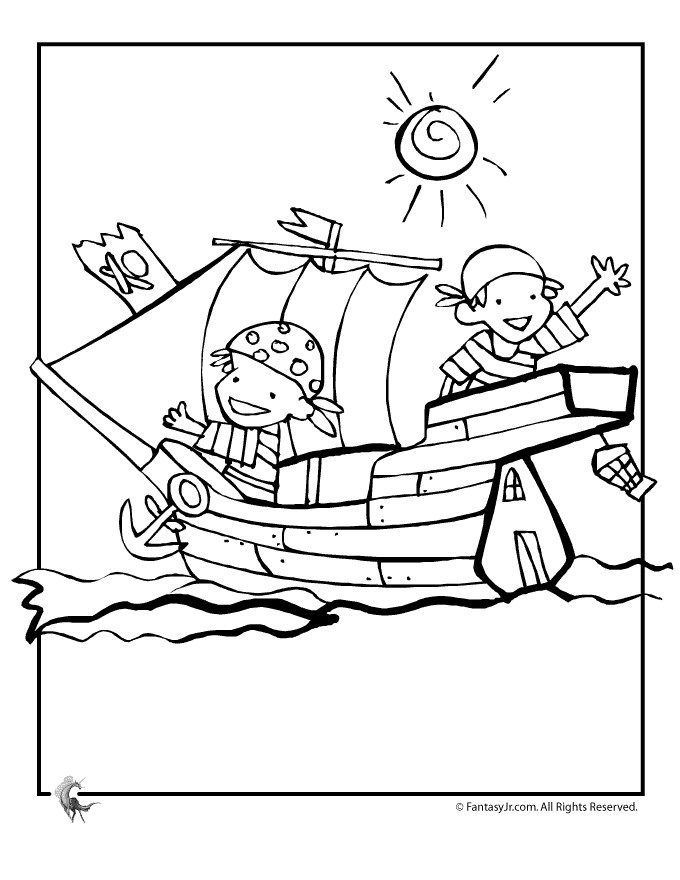 Best ideas about Pirate Coloring Pages For Teens
. Save or Pin Pirate Kids Coloring Page Woo Jr Kids Activities Now.