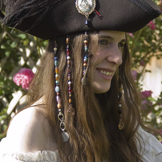 Best ideas about Pirate Hairstyles
. Save or Pin Medium Pirate Hair Jewels Halloween Costume Accessory Now.