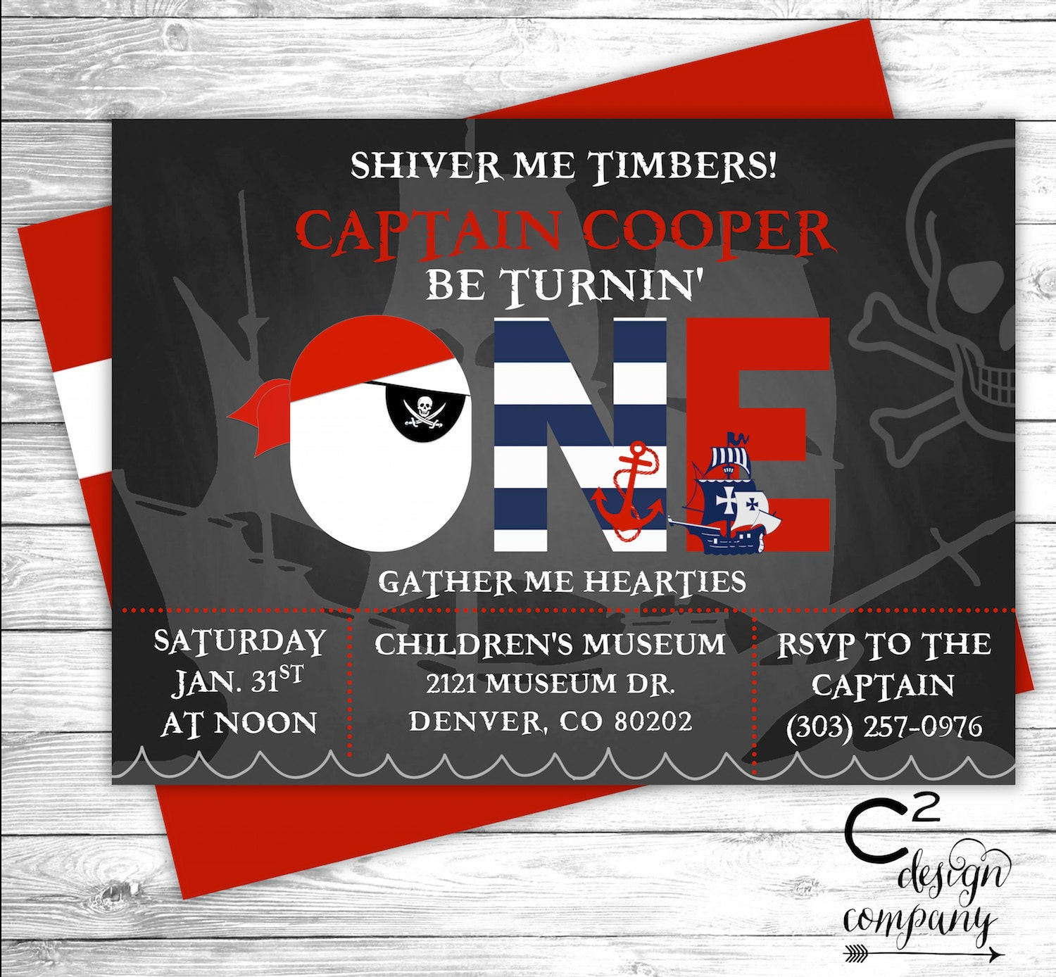 Best ideas about Pirates Birthday Invitations
. Save or Pin Pirate First Birthday Invitation Now.