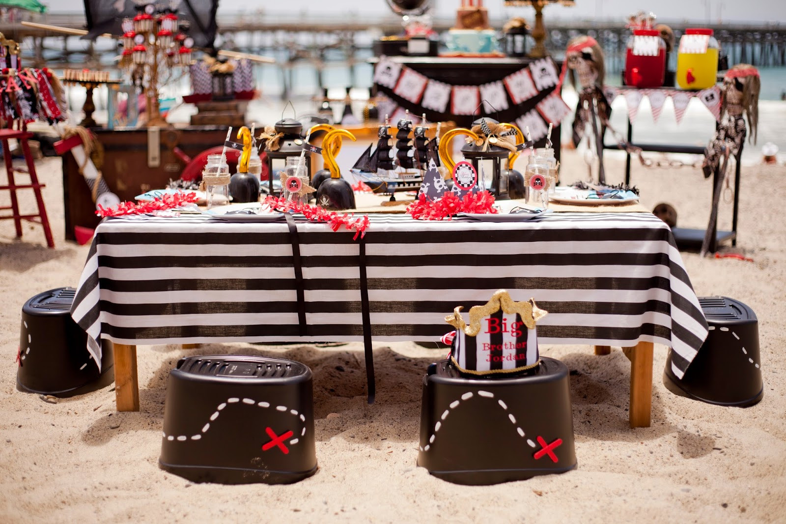 Best ideas about Pirates Birthday Party Ideas
. Save or Pin Pirate party on the beach LAURA S little PARTY Now.